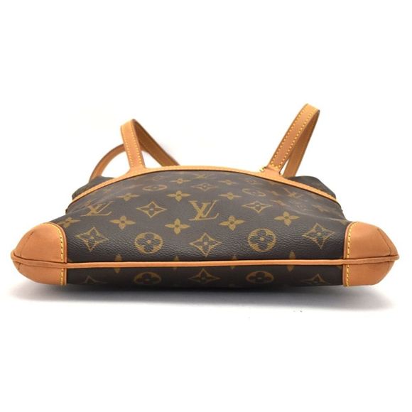 Louis Vuitton Kusan GM Monogram Shoulder Bag Brown Gold Metal Fittings - Picture 6 of 7